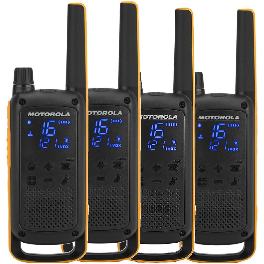 Radio Motorola Talkabout T82 Extreme Quad Pack dvosmjerni 16 kanala crni, narančasti