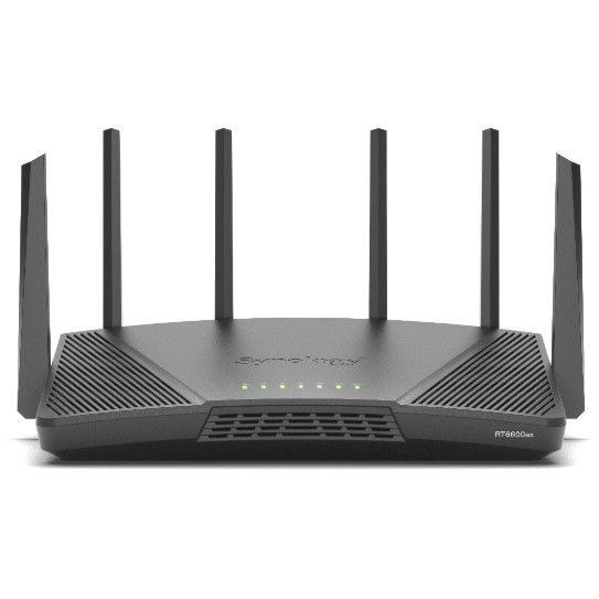 Router SYNOLOGY RT6600ax Tri-band (2.4 GHz / 5 GHz / 5 GHz) Black-0