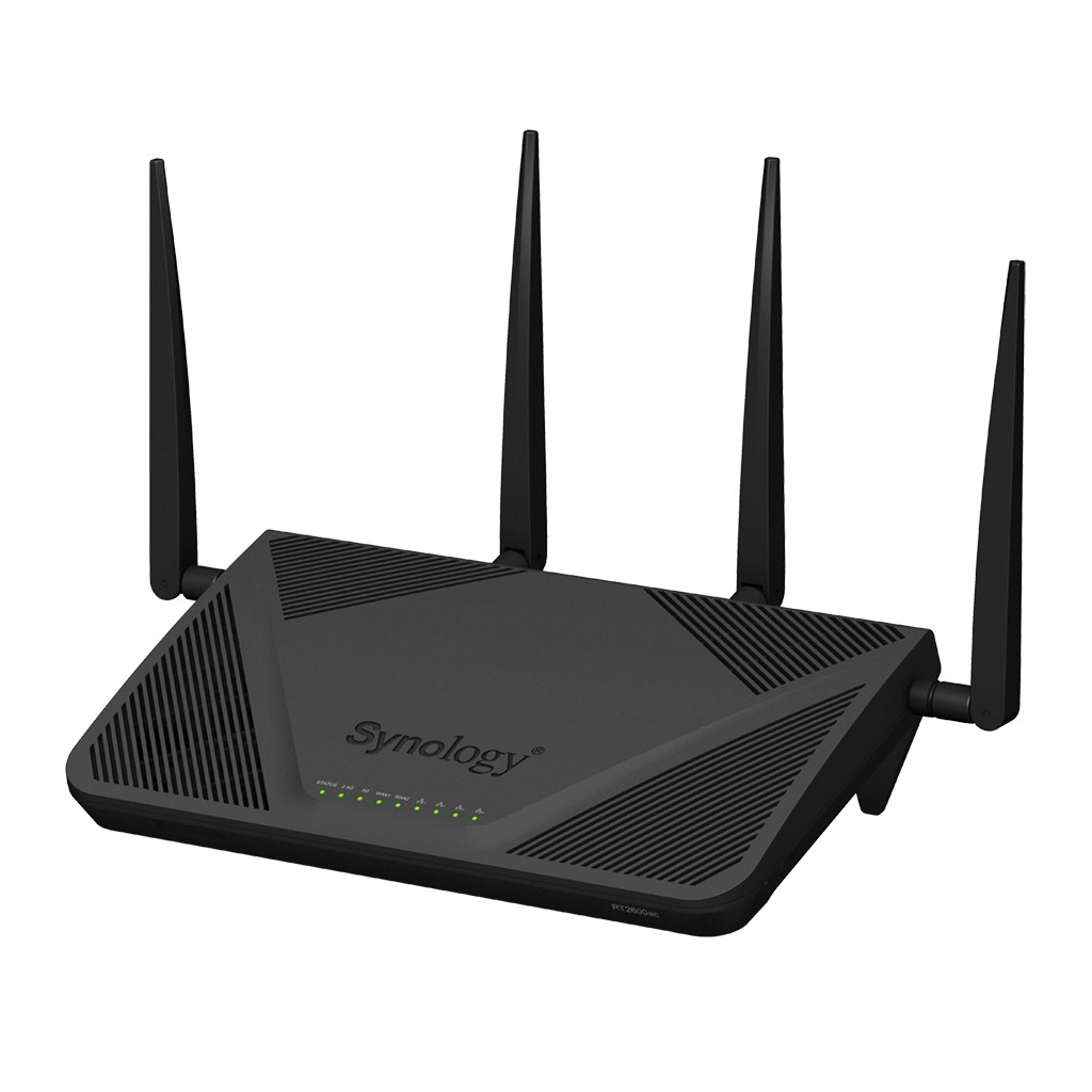 Synology RT2600AC wireless router Gigabit Ethernet Dual-band (2.4 GHz / 5 GHz) Black-1