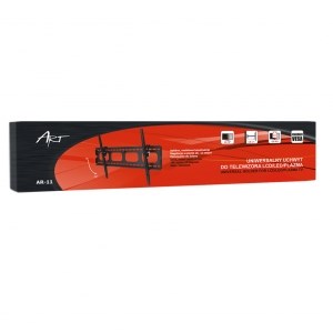TV nosač ART AR-11 (za 42"-70", do 100 kg, nagib -12 - 0°, VESA do 800 x 400 mm, crni)-2