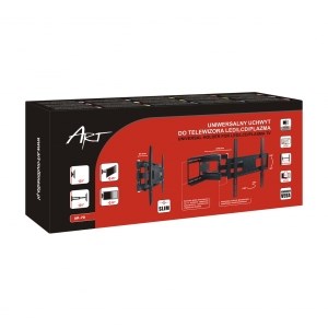 TV nosač ART AR-70 (23"-55", do 45 kg, VESA 200x200 do 400x400, crni)-2