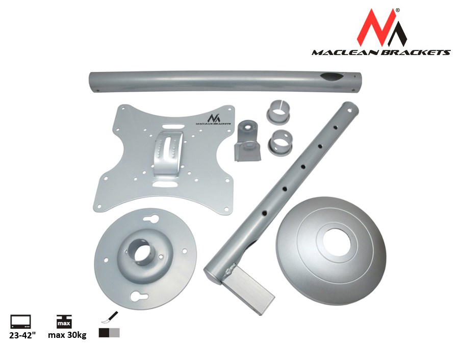 Nosač za TV stropni MACLEAN MC-504A S (23"- 42", do 30 kg, nagib -20 - 20°)-3