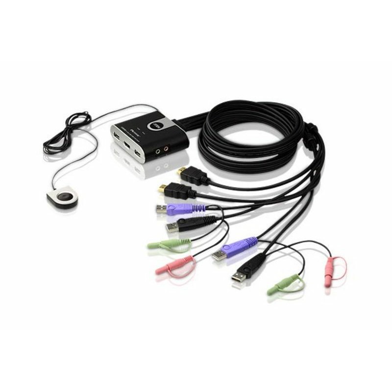 KVM preklopnik ATEN 2-Port USB HDMI-0