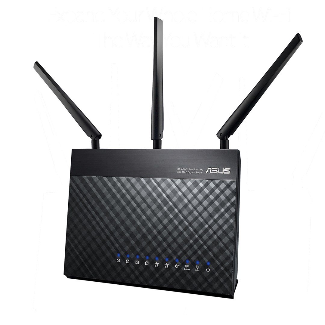 Bežični usmjerivač ASUS DSL-AC68U (Gigabit Ethernet, Dual-band, 3G) crni-0