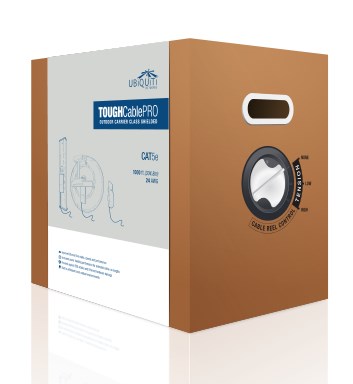 Mrežni kabel UBIQUITI NETWORKS TC-PRO (304.8 m, cat5e, 1000 Mbit/s, crni)-0