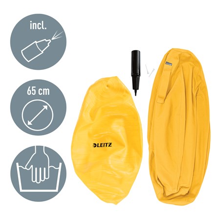 Lopta za sjedenje LEITZ Ergo Cosy (žuta)-3