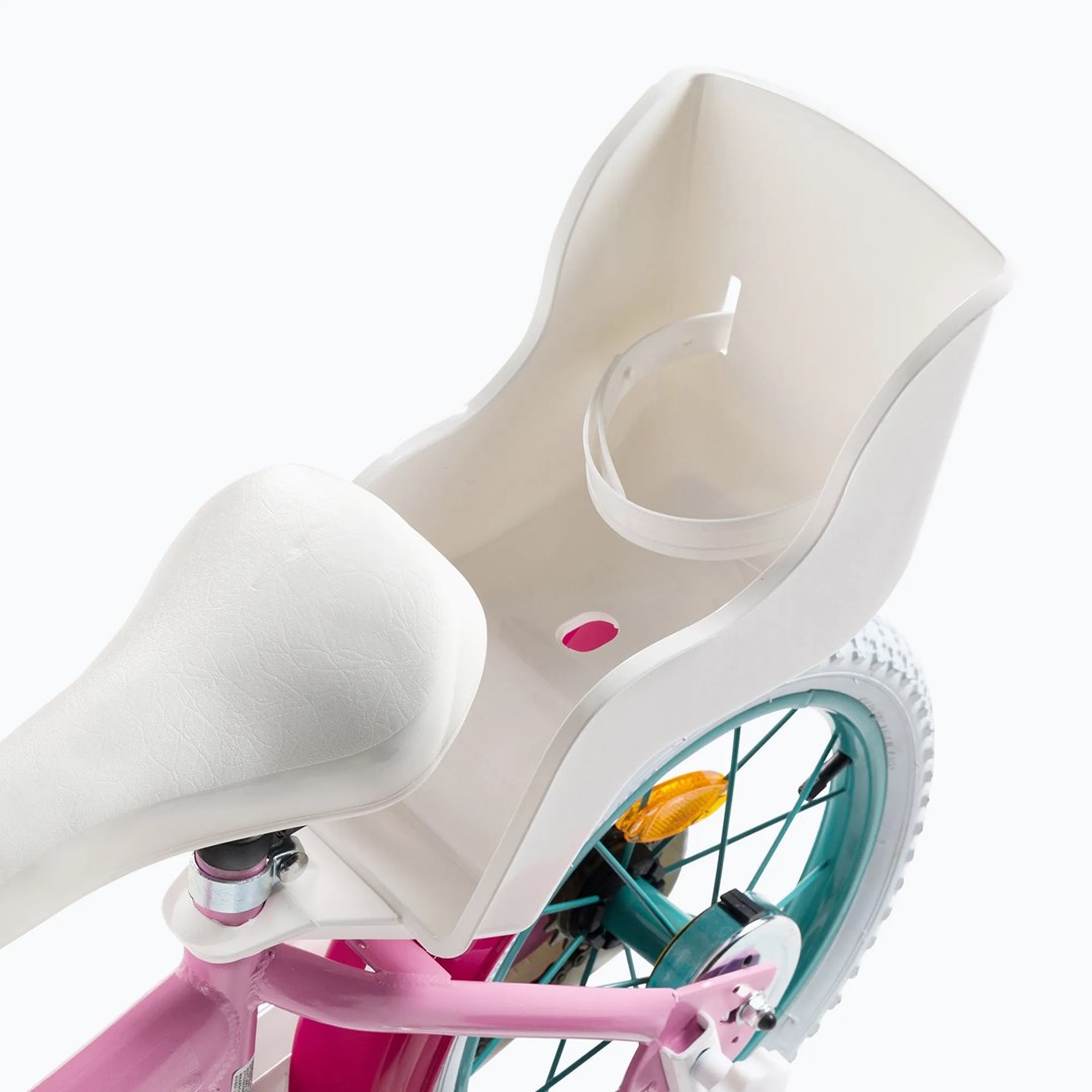 BICIKL HUFFY CHILDREN'S BICYCLE 14" 24951W (čelična konstrukcija, prilagodljivo sjedalo, 4 kotača, ručna kočnica, ručne blatobrane, roza)-5