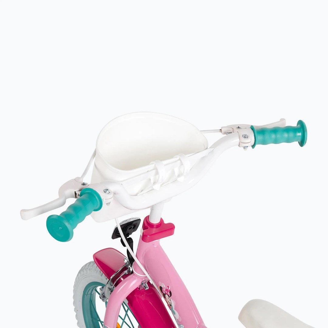 BICIKL HUFFY CHILDREN'S BICYCLE 14" 24951W (čelična konstrukcija, prilagodljivo sjedalo, 4 kotača, ručna kočnica, ručne blatobrane, roza)-3