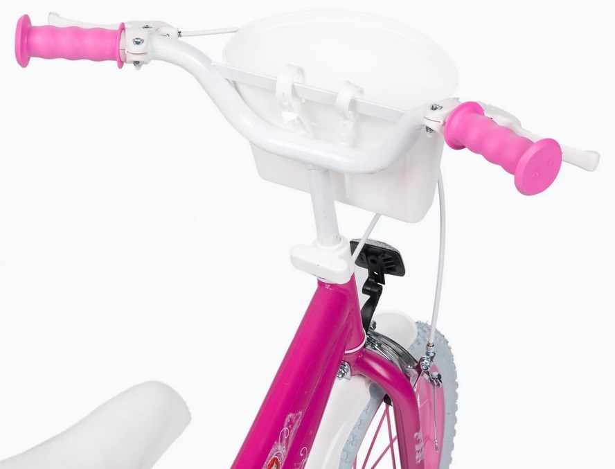 Bicikl za djecu HUFFY 21851W Princess 16" (prethodno sastavljen, čelična konstrukcija, ručna kočnica, ružičasta boja)-3