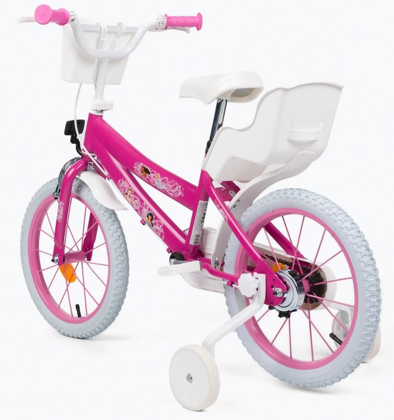 Bicikl za djecu HUFFY 21851W Princess 16" (prethodno sastavljen, čelična konstrukcija, ručna kočnica, ružičasta boja)-2