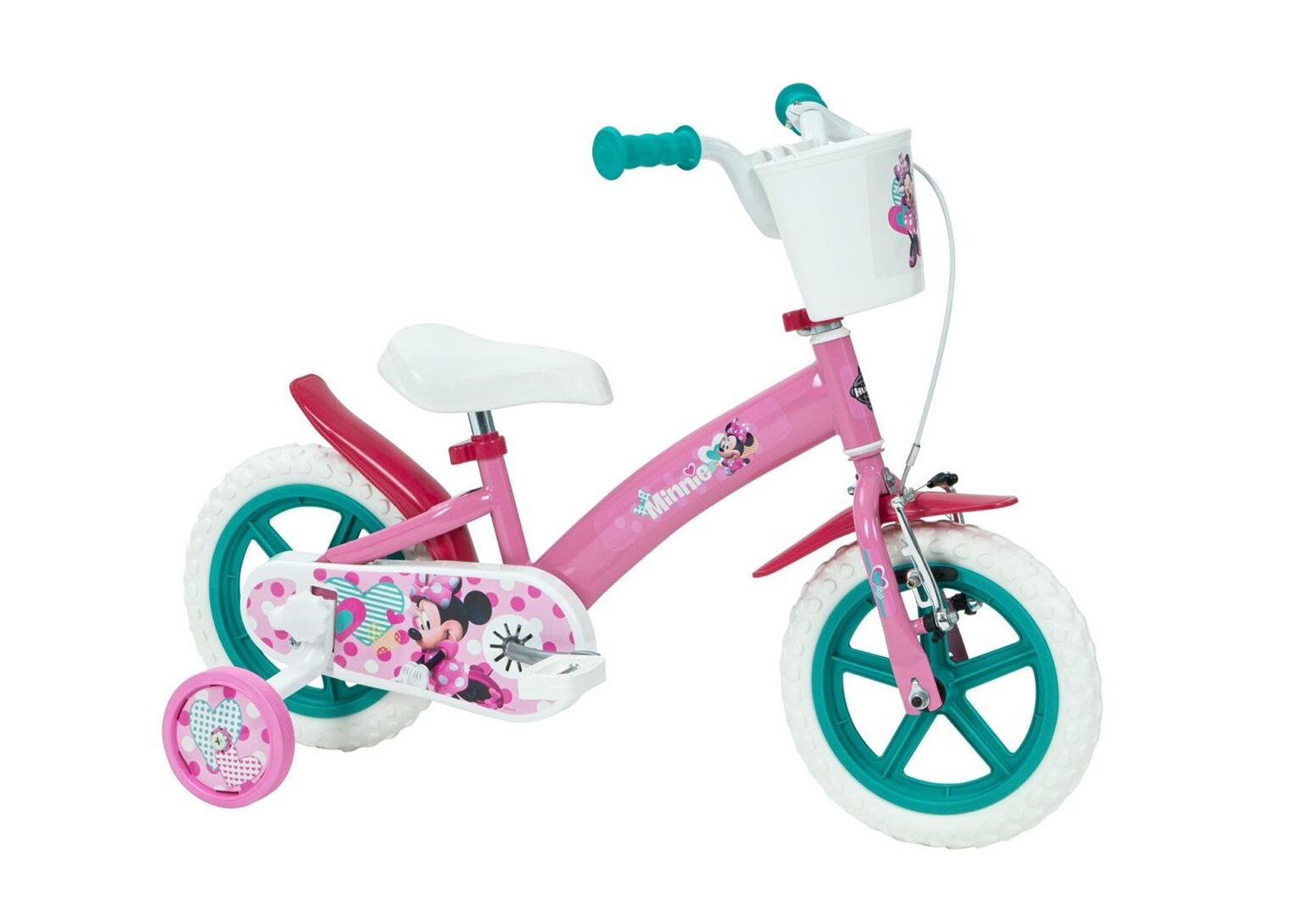 BICIKL HUFFY ROWEREK DZIECIĘCY DISNEY MINNIE 12" (materijal čelik, tehnopolimer, težina 8 kg, preporučena dob 3 godine, boja ružičasta, bijela)-0