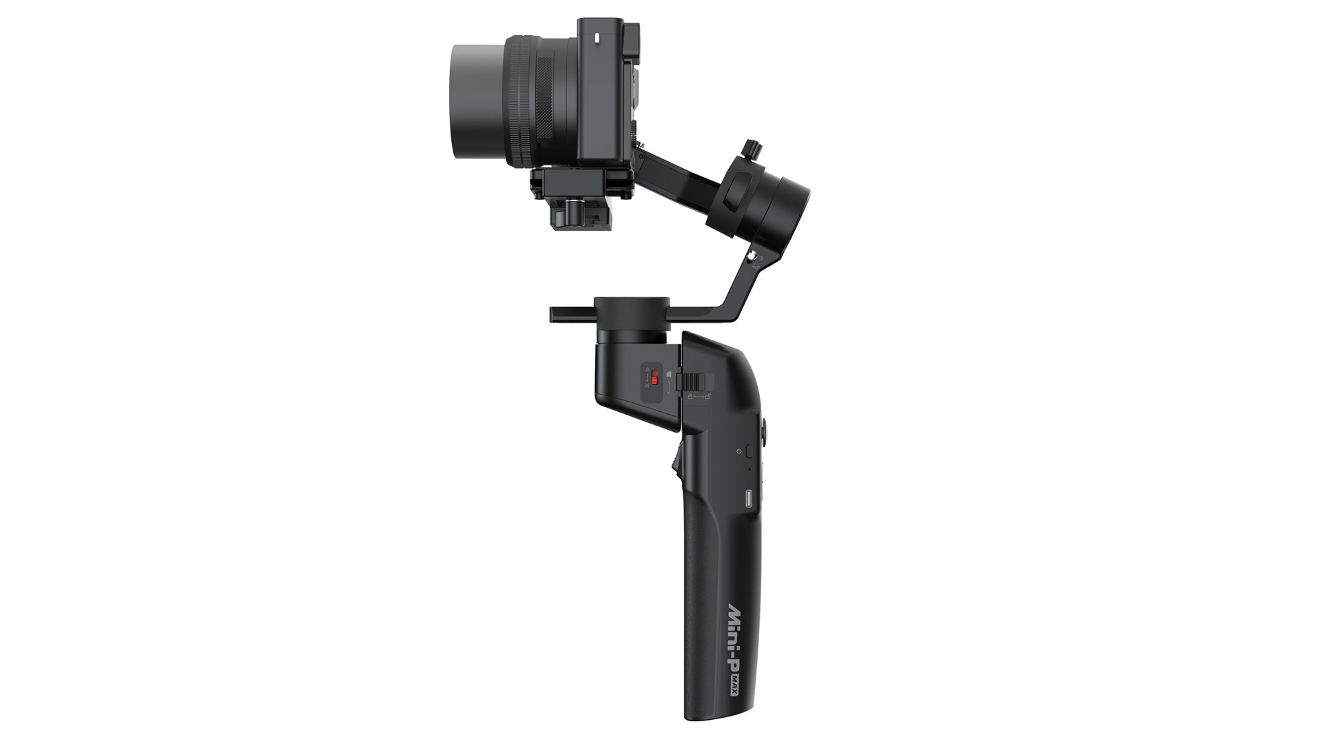 Stabilizator GUDSEN MOZA Mini-P Max (nosivost 1kg, 3 osi, baterija 20h, crni)-4