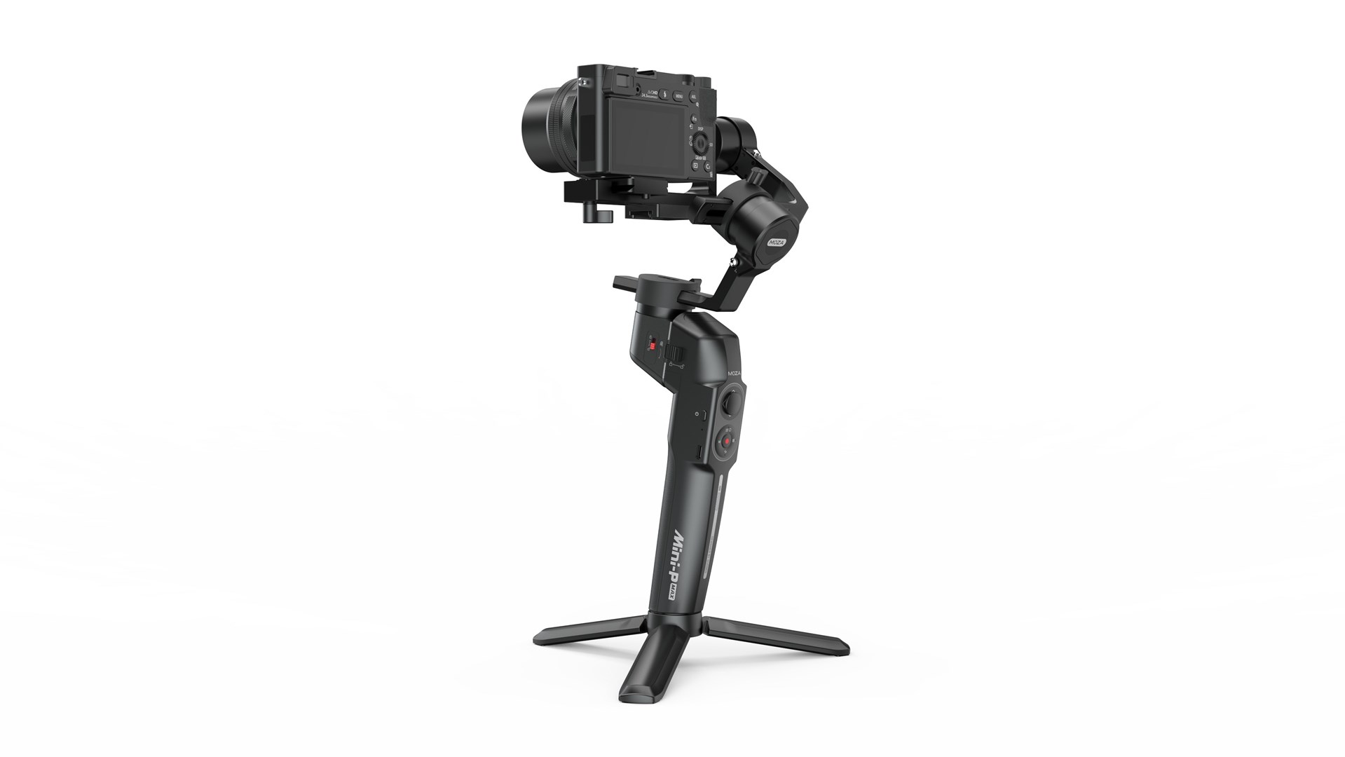 Stabilizator GUDSEN MOZA Mini-P Max (nosivost 1kg, 3 osi, baterija 20h, crni)-8