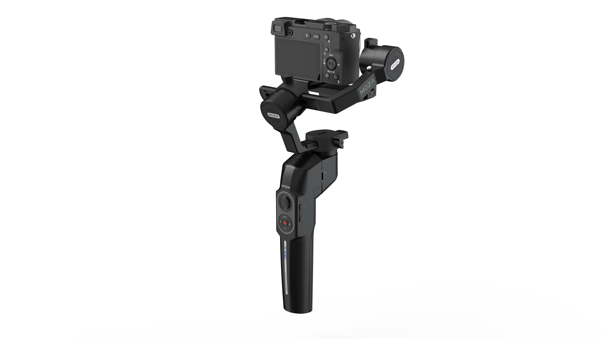 Stabilizator GUDSEN MOZA Mini-P Max (nosivost 1kg, 3 osi, baterija 20h, crni)-3