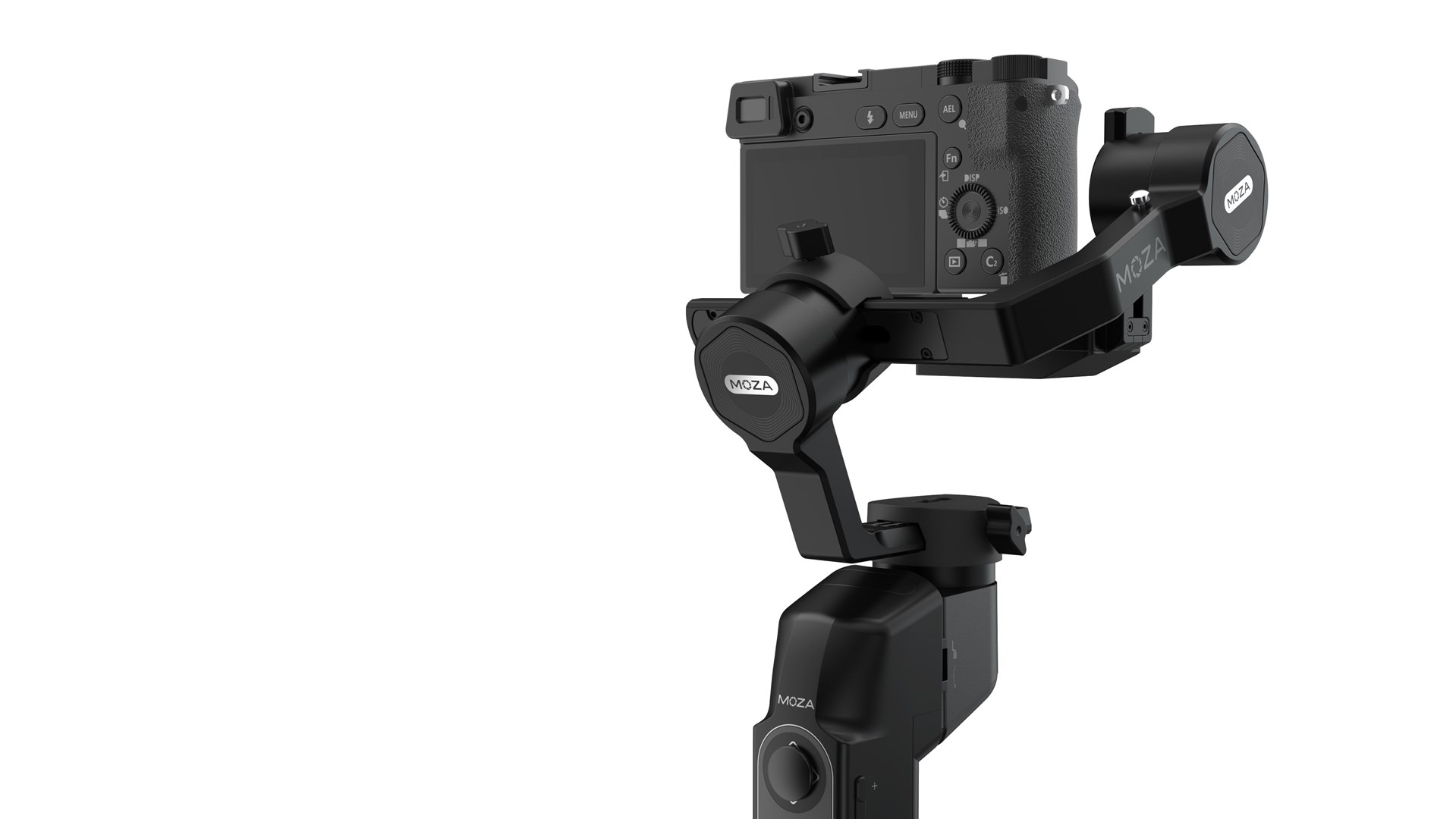 Stabilizator GUDSEN MOZA Mini-P Max (nosivost 1kg, 3 osi, baterija 20h, crni)-5