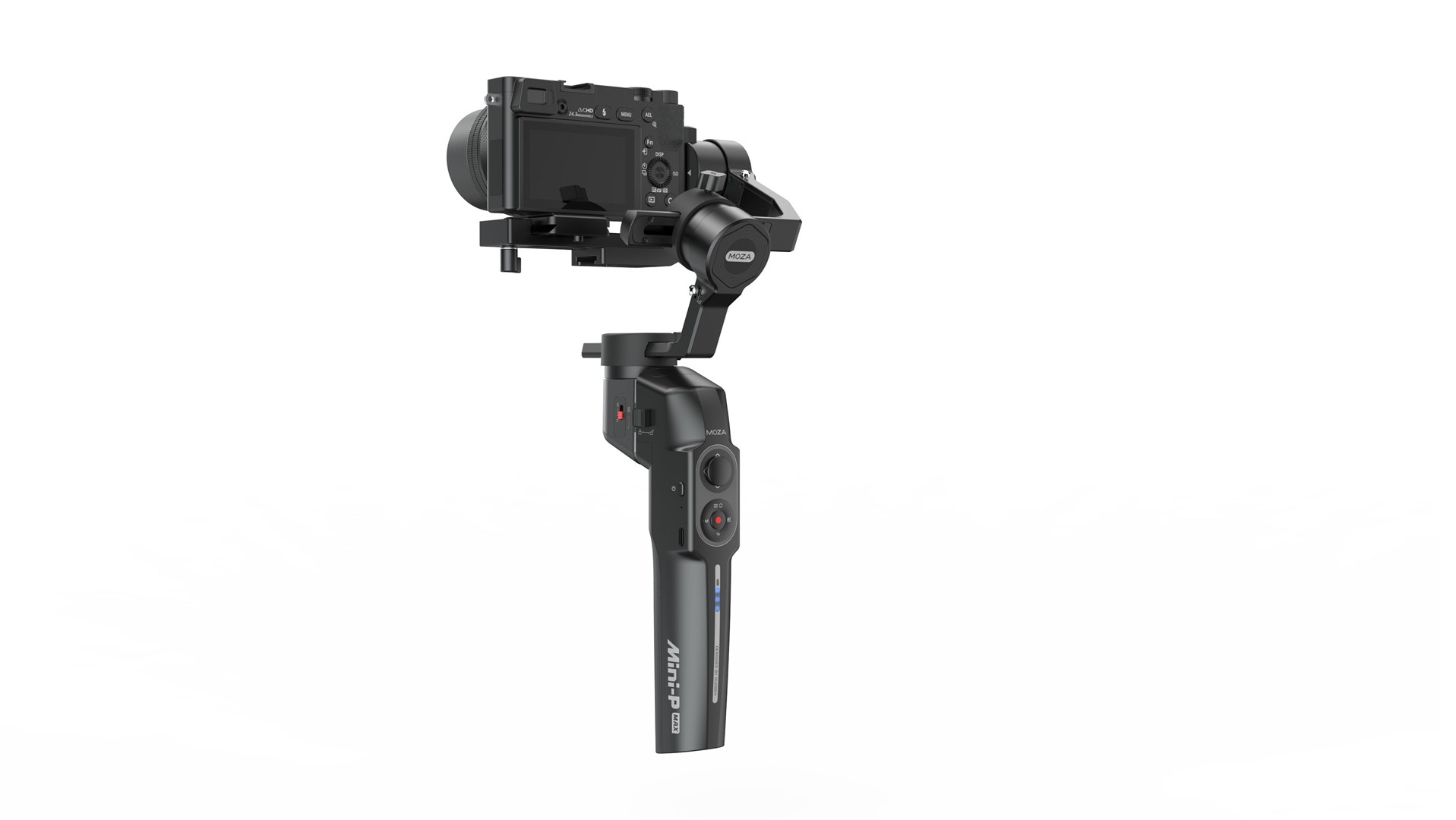 Stabilizator GUDSEN MOZA Mini-P Max (nosivost 1kg, 3 osi, baterija 20h, crni)-0