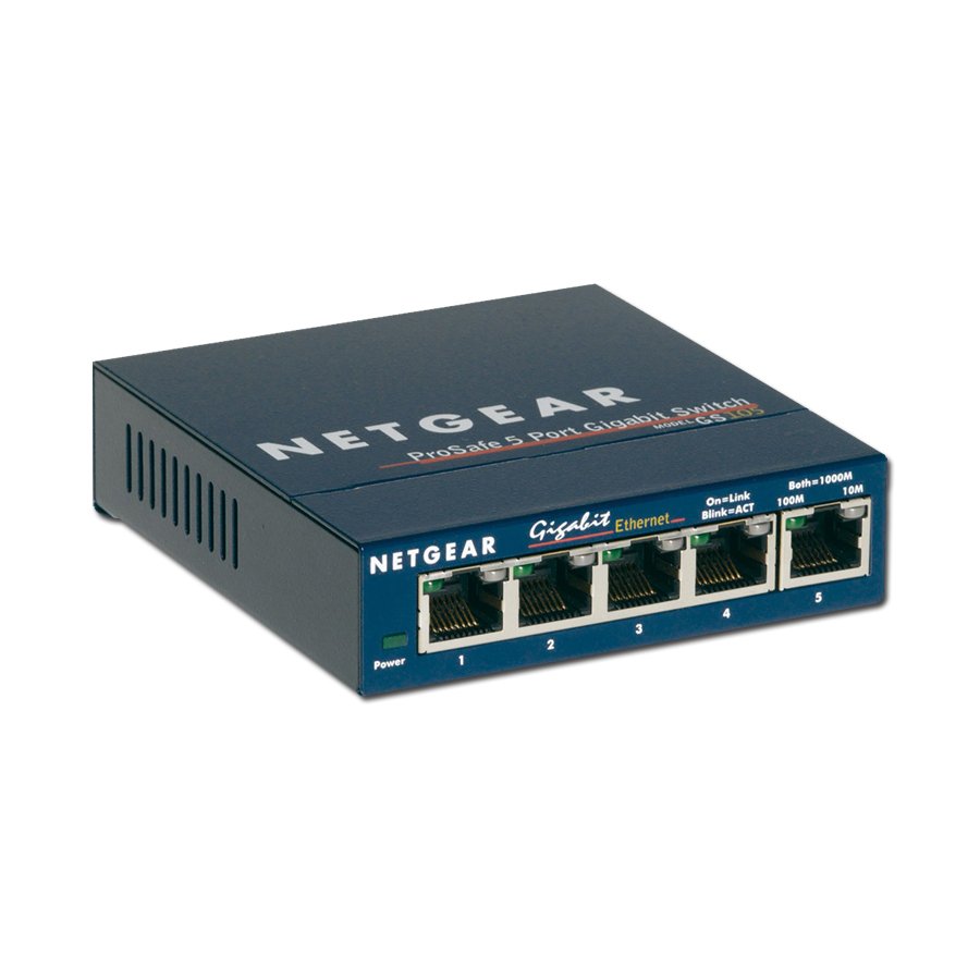 Netgear ProSafe Gigabit Ethernet Switch, 5 x 10/100/1000 RJ45 ports, Desktop-3