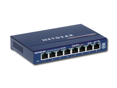 Switch Netgear ProSafe Gigabit Ethernet 8 x 10/100/1000 RJ45 ports-1