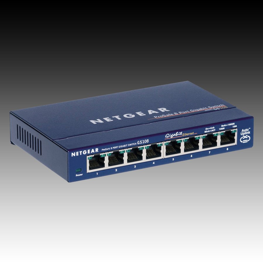 Switch Netgear ProSafe Gigabit Ethernet 8 x 10/100/1000 RJ45 ports-2