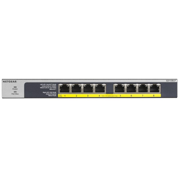 Netgear 8PT POE/POE+ Gigabit Unmanaged Switch-1