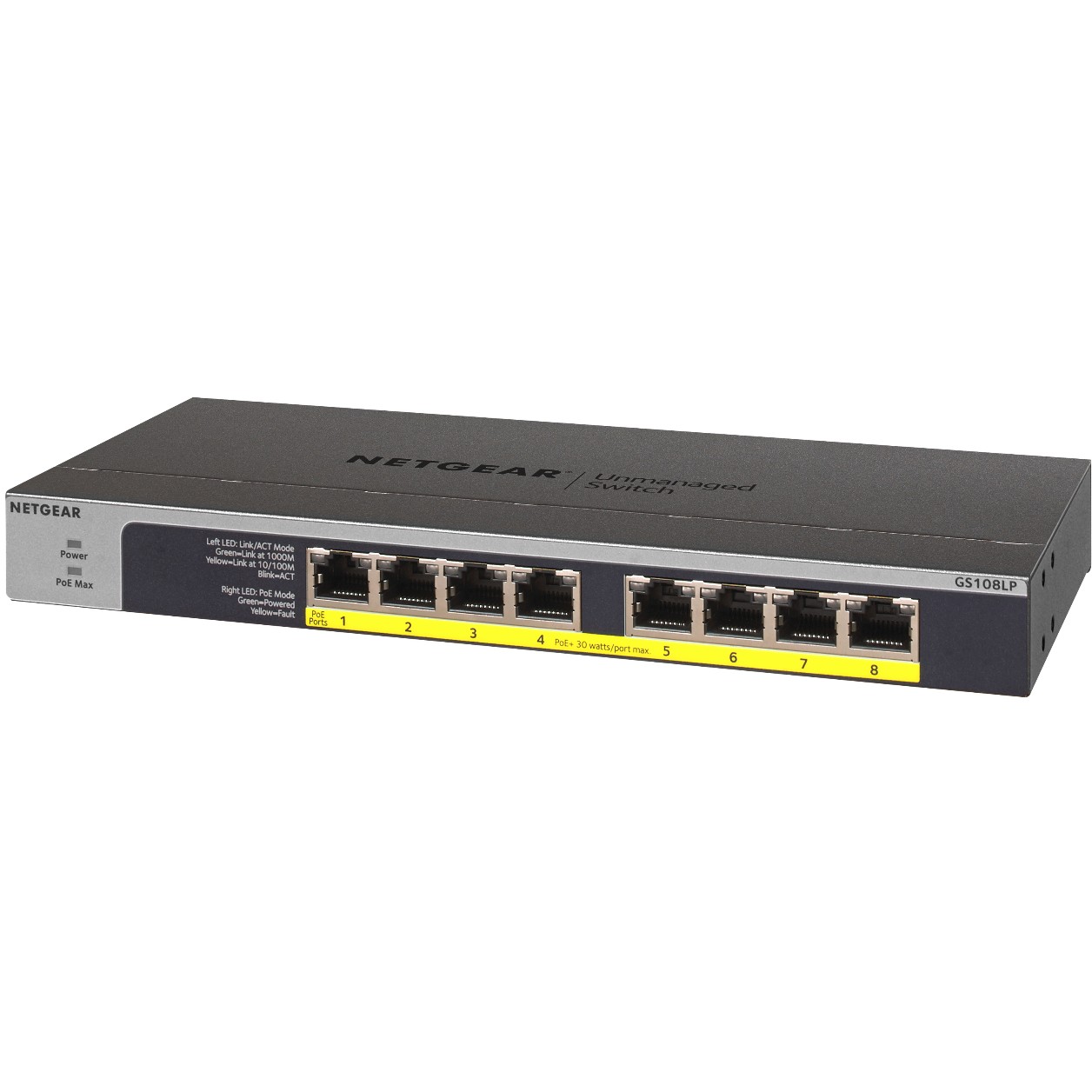 Netgear 8PT POE/POE+ Gigabit Unmanaged Switch-4