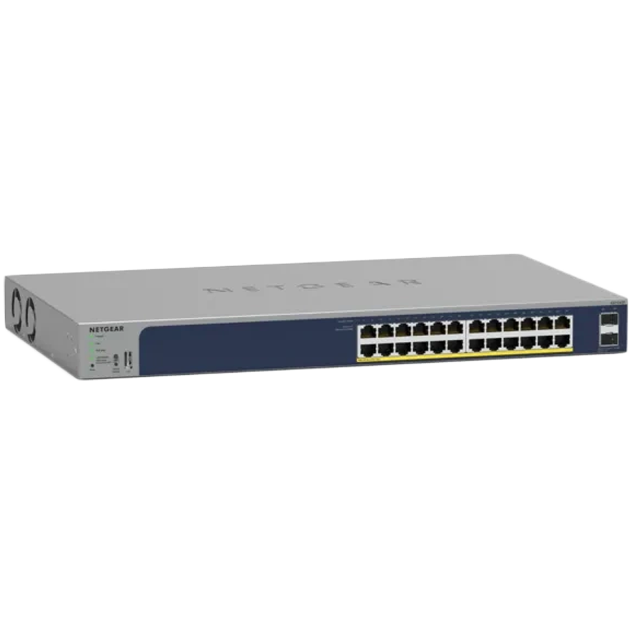 Mrežni prekidač NETGEAR GS724TP-300EUS (plava, upravljani L2/L3/L4, Gigabit Ethernet (10/100/1000), Power over Ethernet (PoE))-5