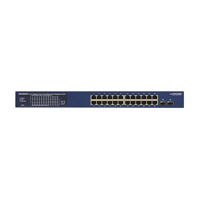 Mrežni prekidač NETGEAR GS724TP-300EUS (plava, upravljani L2/L3/L4, Gigabit Ethernet (10/100/1000), Power over Ethernet (PoE))-1