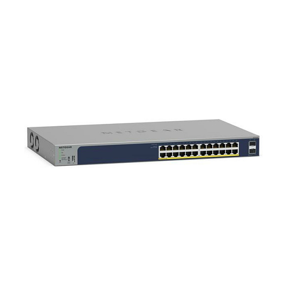 Upravljan mrežni prekidač NETGEAR GS724TPv3 (siva, Gigabit Ethernet 10/100/1000, Power over Ethernet (PoE))-2