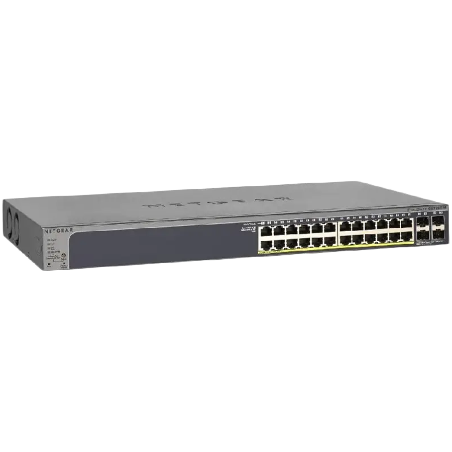 Mrežni prekidač NETGEAR GS728TP (upravljani L2/L3/L4, Gigabit Ethernet (10/100/1000), Power over Ethernet (PoE), siva)-6
