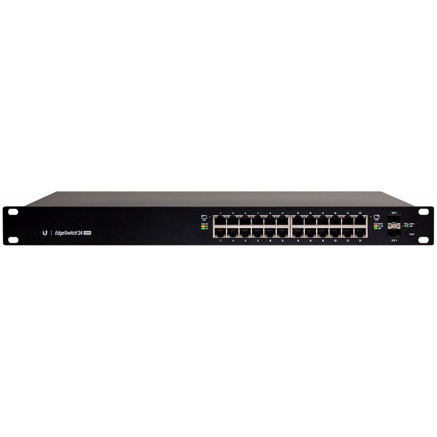 Network switch UBIQUITI ES-24-250W Managed L2/L3 Gigabit Ethernet Power over Ethernet 1U Crna-0