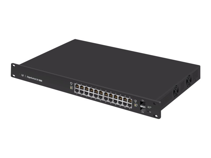 Network switch UBIQUITI ES-24-250W Managed L2/L3 Gigabit Ethernet Power over Ethernet 1U Crna-5