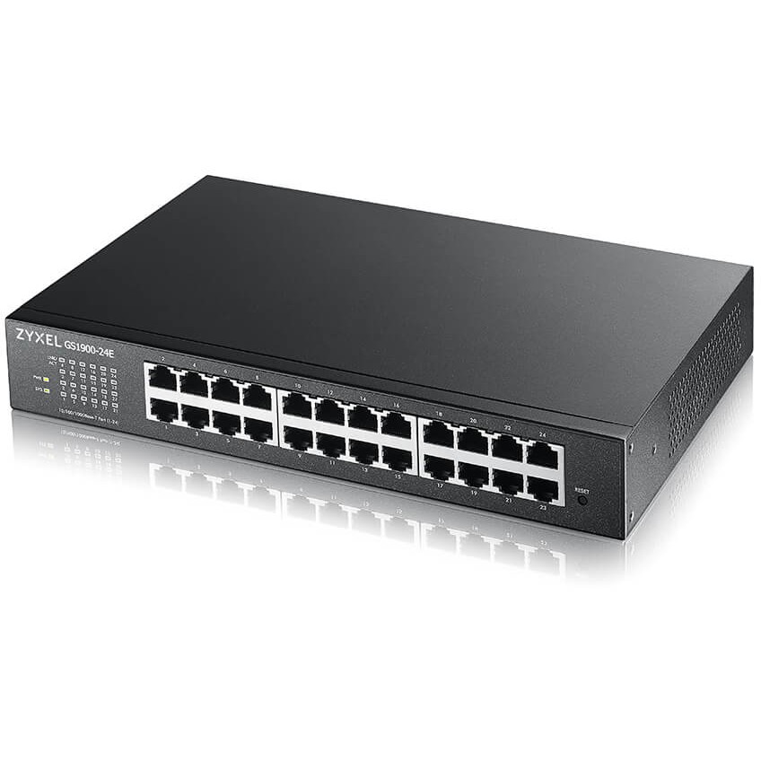 Mrežni switch ZYXEL GS1900-24E (Managed L2, Gigabit Ethernet, 1U, Crni)-0