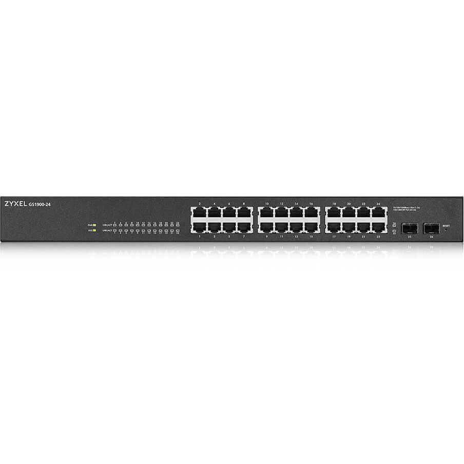 Zyxel GS-1900-24 v2 Managed L2 Gigabit Ethernet (10/100/1000) 1U Black-2