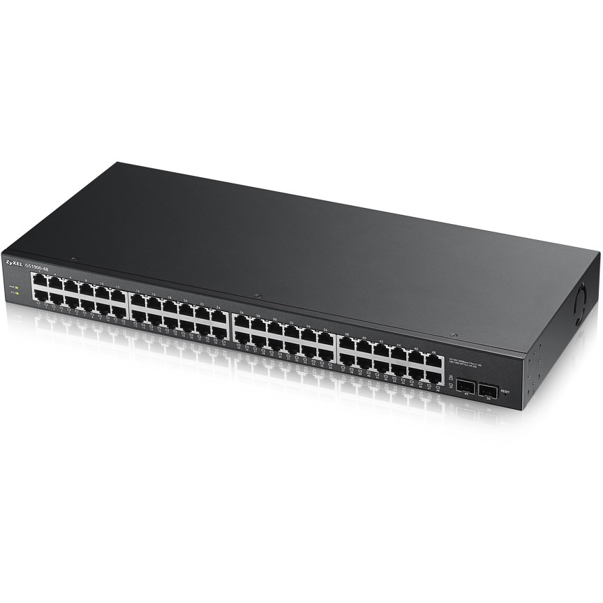 Network switch ZyXEL GS1900-48-EU0102F L2 Gigabit Ethernet (48 portova, crna boja)-0