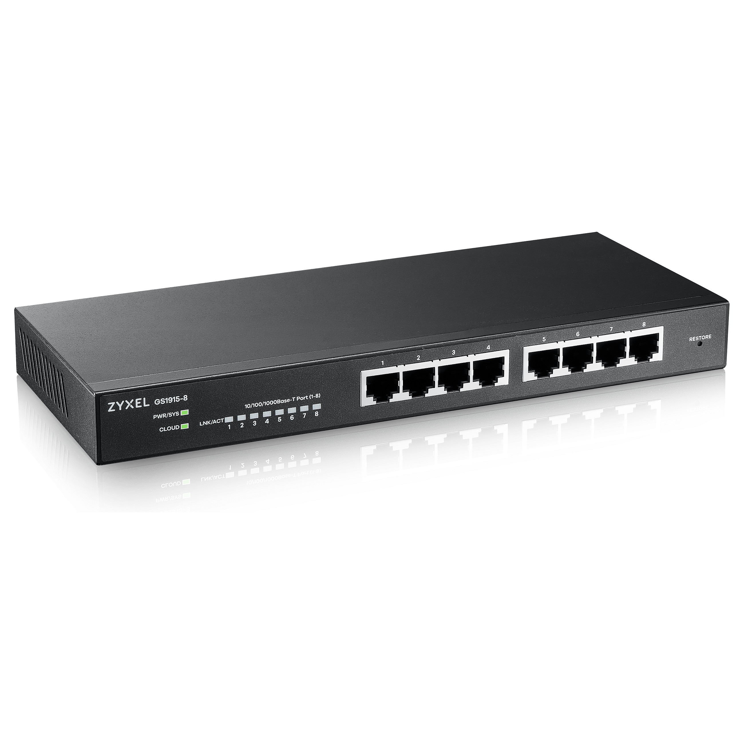 Mrežni switch ZYXEL GS1915-8 (Managed L2, Gigabit Ethernet 10/100/1000, Crni)-2
