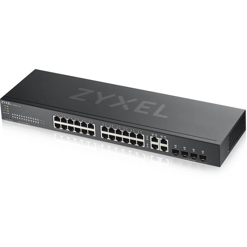 Mrežni switch ZYXEL GS1920-24V2 (24x Gigabit Ethernet, 4x SFP, Managed, Crni)-3