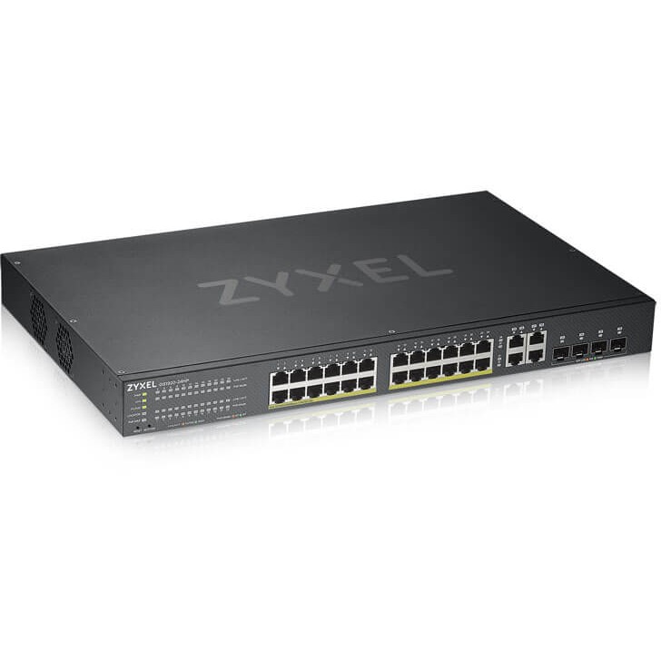 Mrežni switch ZYXEL GS1920-24HPV2 (24x Gigabit Ethernet, Power over Ethernet, Crni)-0