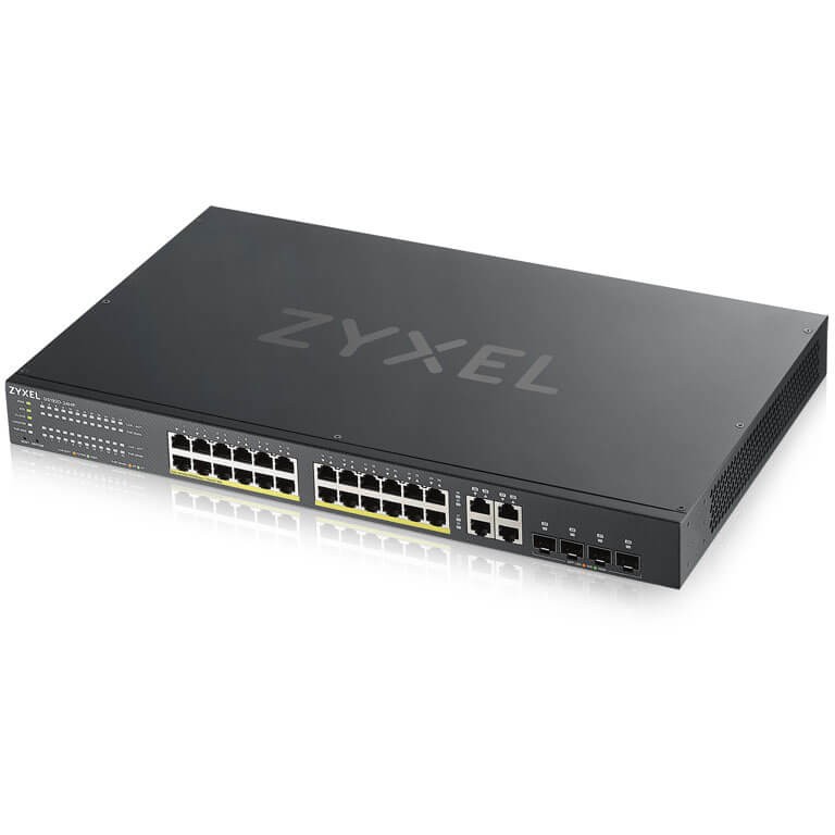 Mrežni switch ZYXEL GS1920-24HPV2 (24x Gigabit Ethernet, Power over Ethernet, Crni)-3
