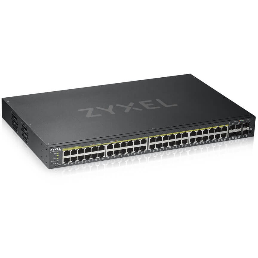 Mrežni switch ZYXEL GS1920-48HPV2 (Managed, Gigabit Ethernet, Power over Ethernet, Crni)-0
