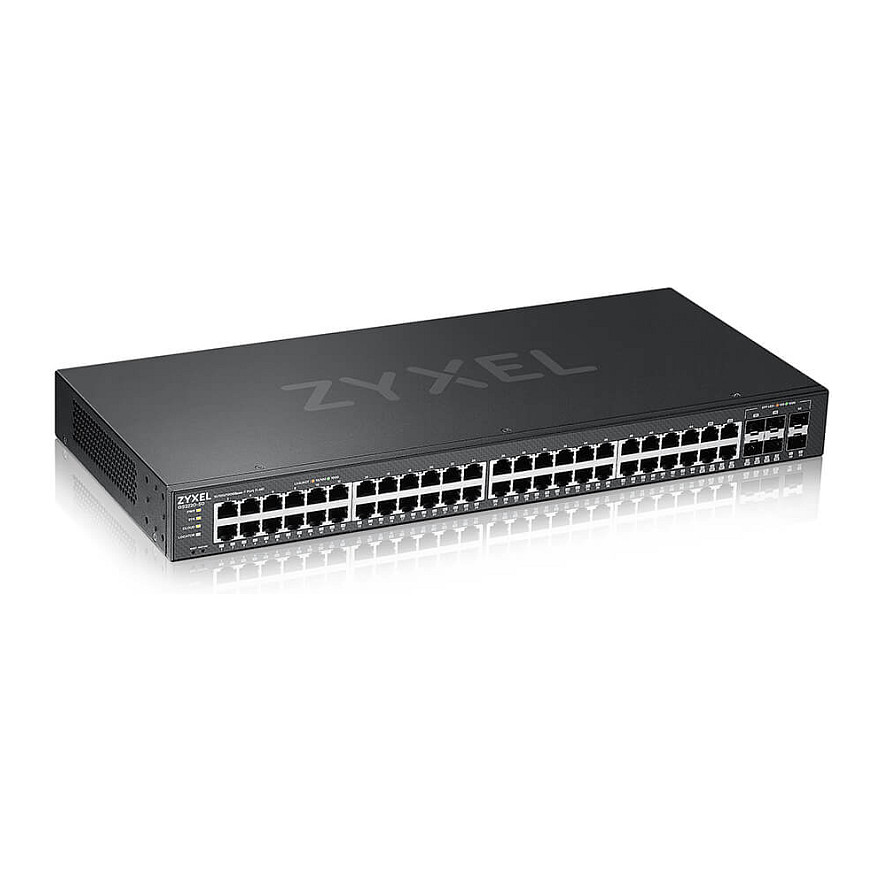 Switch ZYXEL GS2220-50-EU0101F (50-portni, L2 managed, gigabit, rackmount, crni)-0