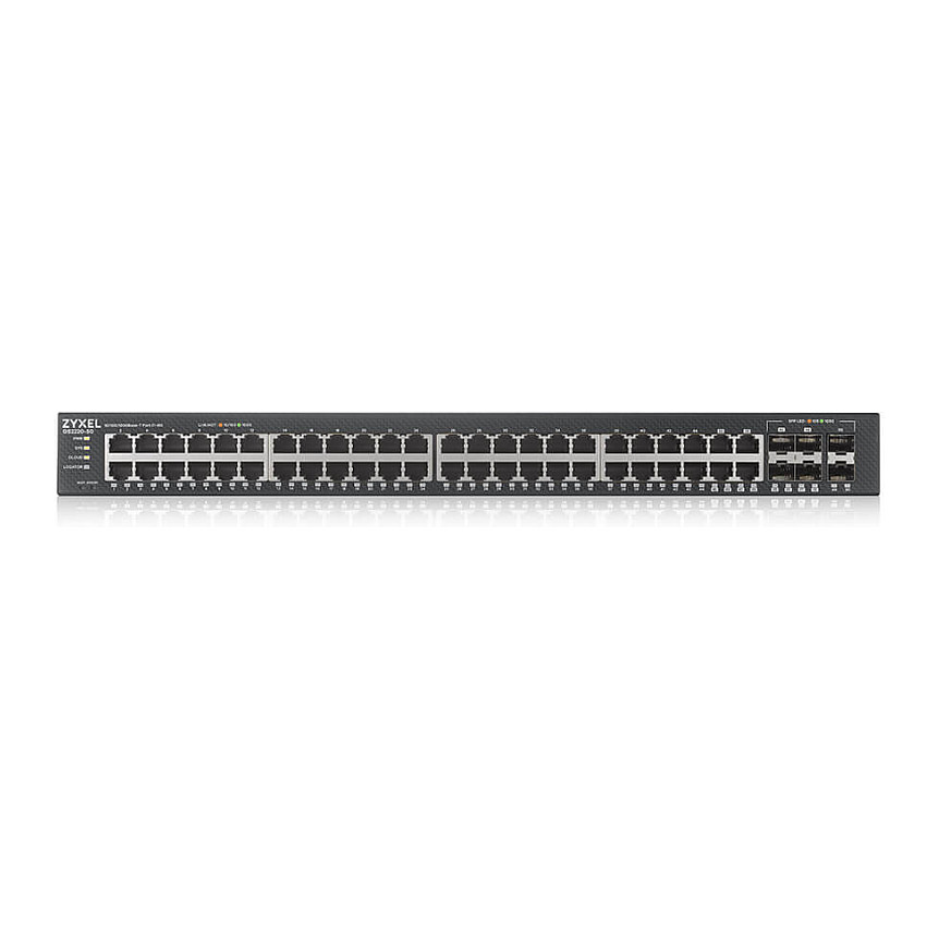 Switch ZYXEL GS2220-50-EU0101F (50-portni, L2 managed, gigabit, rackmount, crni)-1