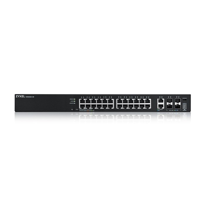 Switch ZyXEL XGS2220-30 Managed L3 Gigabit Ethernet (10/100/1000) Crna-1