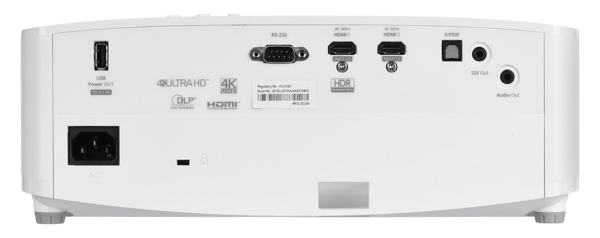 Projektor Optoma UHD35X (standardni domet, 3600 ANSI lumena, DLP, 2160p, 3D bijeli)-13