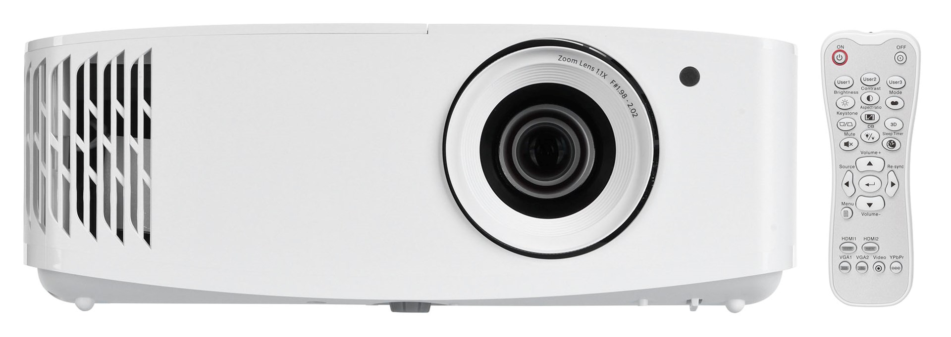 Projektor Optoma UHD35X (standardni domet, 3600 ANSI lumena, DLP, 2160p, 3D bijeli)-7