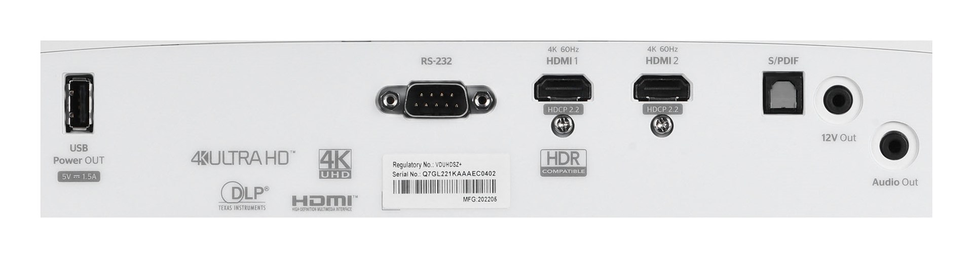 Projektor Optoma UHD35X (standardni domet, 3600 ANSI lumena, DLP, 2160p, 3D bijeli)-15