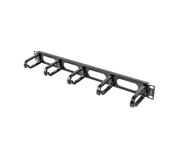 Organizator kabela LANBERG 19" (1U, TYPE B crna) AK-1205-B-2