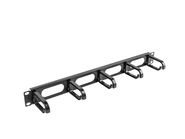 Organizator kabela LANBERG 19" (1U, TYPE B crna) AK-1205-B-0