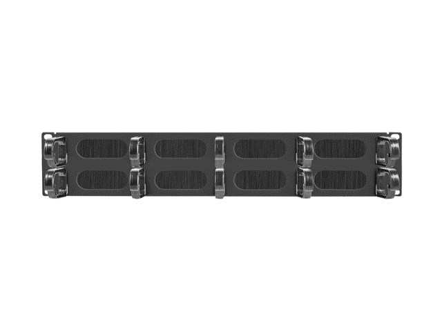 Panel LANBERG AK-1204-B (boja crna, kapacitet 2U, materijal kućišta plastika, metal)-1