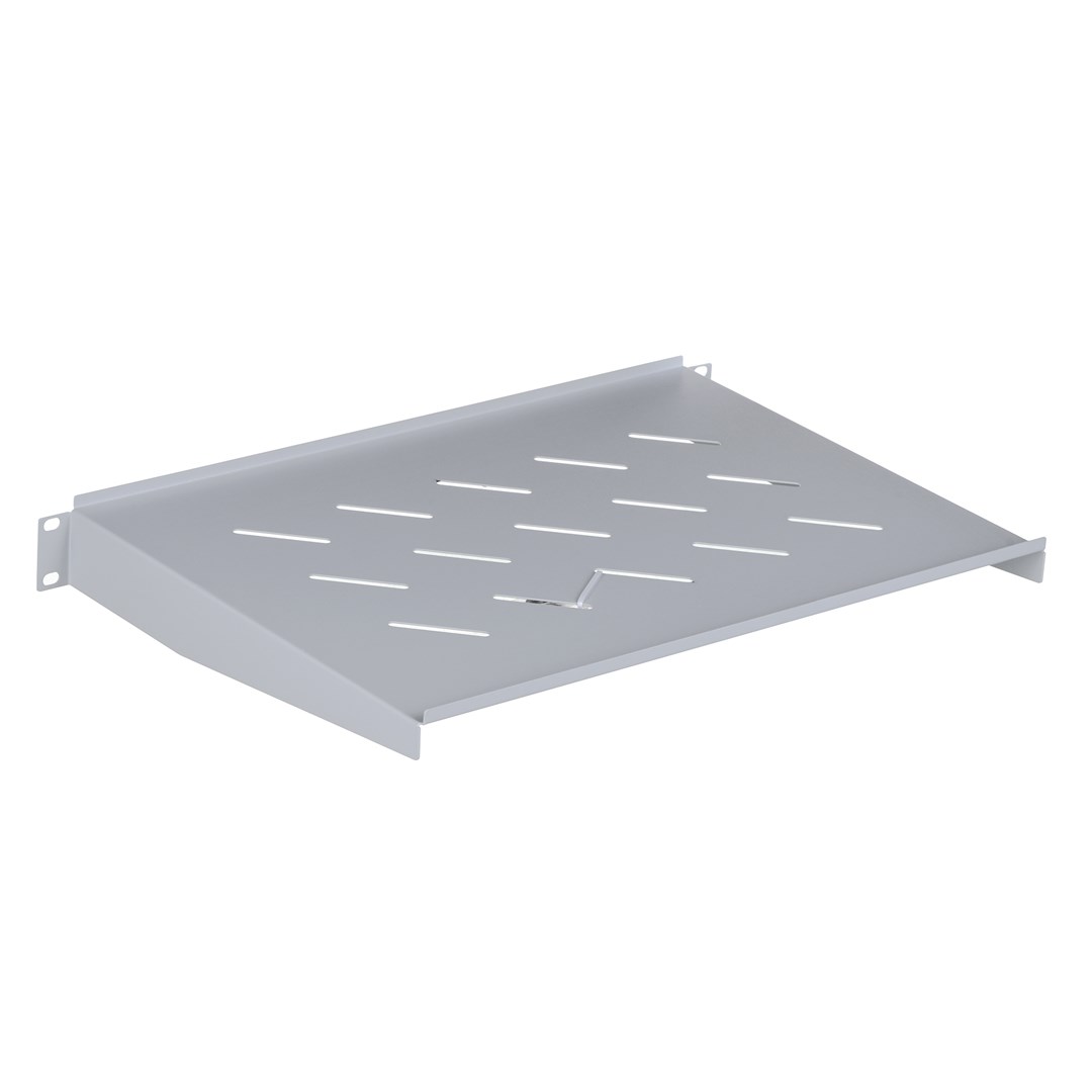 Polica LANBERG AK-1008-S (maksimalna nosivost 20 kg, rack kapacitet 1U, boja siva)