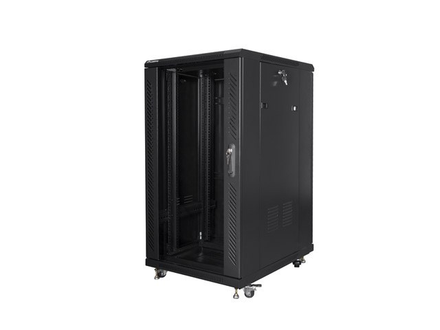 Rack kabinet LANBERG FREE STANDING 19" RACK CABINET 22U (rack kapacitet 22U, slobodno stojeći, maksimalna težina 800 kg, boja crna)-1